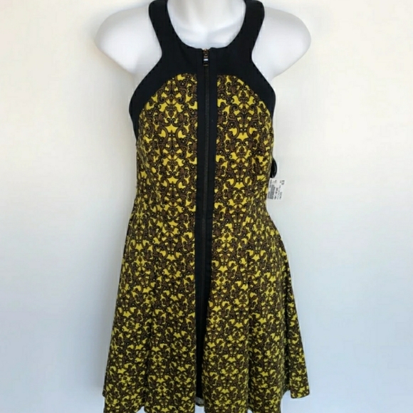 Robert Rodriguez black and yellow dress Sz 4 - Picture 2 of 10